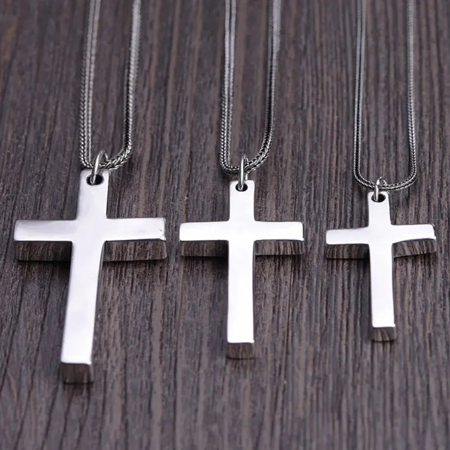 Pendentif croix en argent