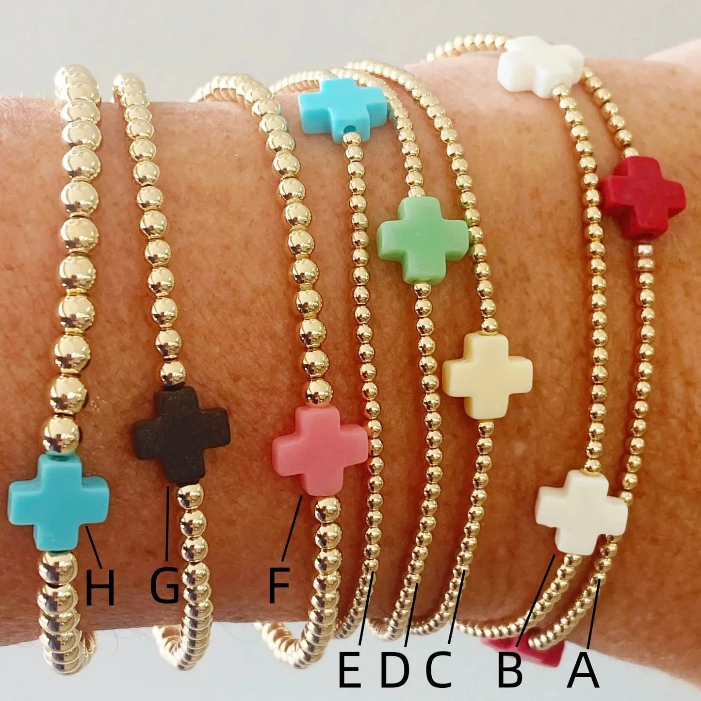 Bracelet pour femme avec croix